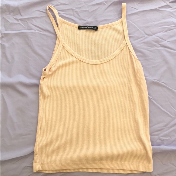 Brandy Melville Light Pink Tank Top - Picture 2 of 3
